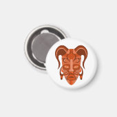 MAGNET MET TRADITIONELE MASKJE (Voorkant / Achterkant)