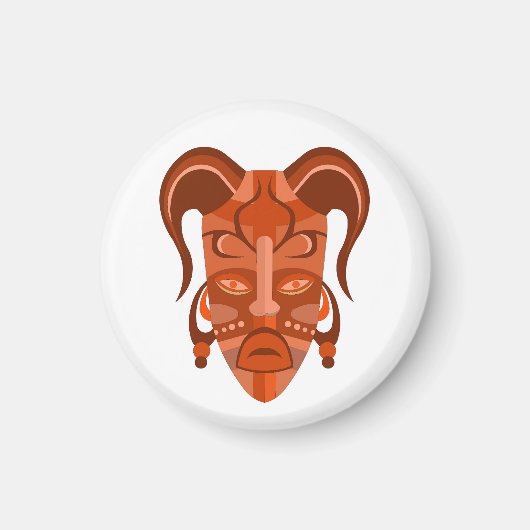 MAGNET MET TRADITIONELE MASKJE (Voorkant)