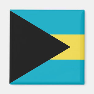Magnet met vlag van Bahama's