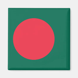Magnet met vlag van Bangladesh