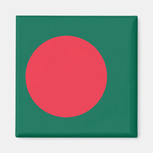 Magnet met vlag van Bangladesh