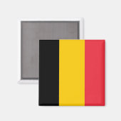 Magnet met vlag van België (Voorkant / Achterkant)