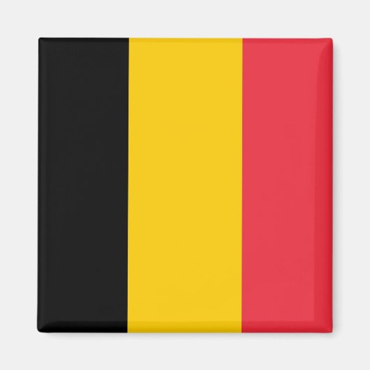 Magnet met vlag van België (Voorkant)