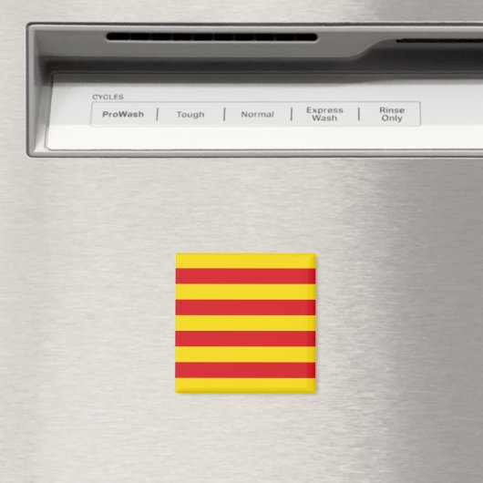 Magnet met vlag van Catalonië (Insitu (Vaatwasser))