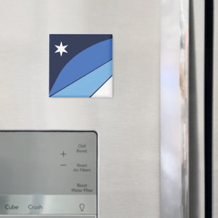 Magnet met vlag van Columbia, South Carolina