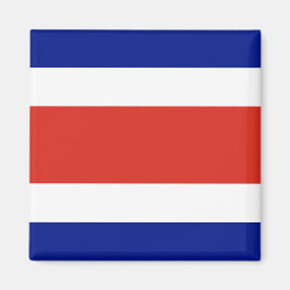 Magnet met vlag van Costa Rica