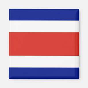Magnet met vlag van Costa Rica
