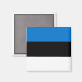 Magnet met vlag van Estland (Voorkant / Achterkant)