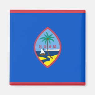 Magnet met vlag van Guam - VS