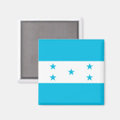Magnet met vlag van Honduras (Voorkant / Achterkant)