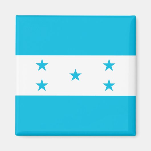 Magnet met vlag van Honduras (Voorkant)