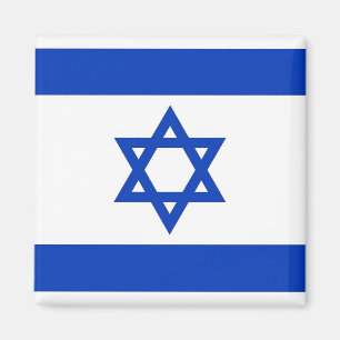 Magnet met vlag van Israël