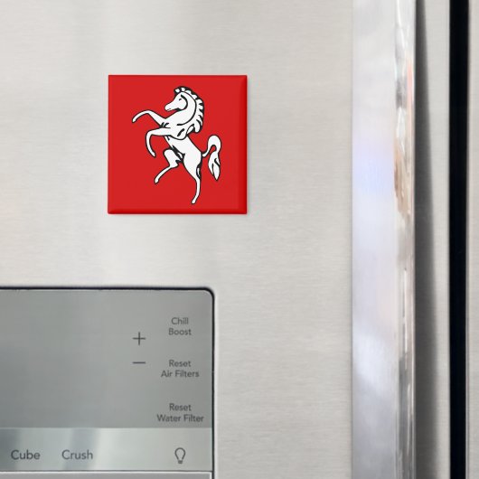 Magnet met vlag van Kent County, Engeland (Insitu (Koelkast))