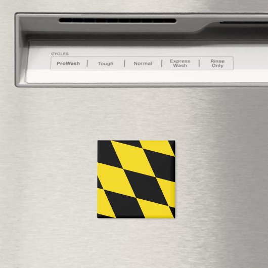 Magnet met vlag van München, Duitsland (Insitu (Vaatwasser))