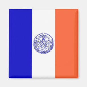 Magnet met vlag van New York City - VS