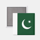 Magnet met vlag van Pakistan (Voorkant / Achterkant)
