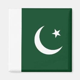 Magnet met vlag van Pakistan