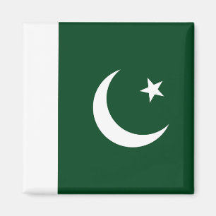 Magnet met vlag van Pakistan