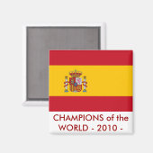 Magnet met vlag van Spanje (Voorkant / Achterkant)
