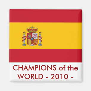 Magnet met vlag van Spanje