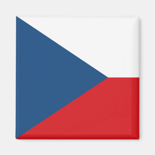 Magnet met vlag van Tsjechië