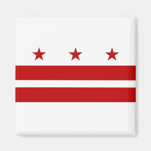 Magnet met vlag van Washington DC - VS