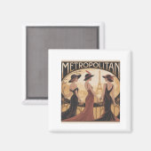 Magnet Metropolitane Art Nouveau (Voorkant / Achterkant)