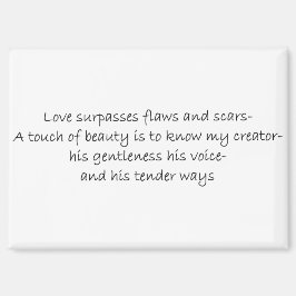 Magnet mijn Schepper"