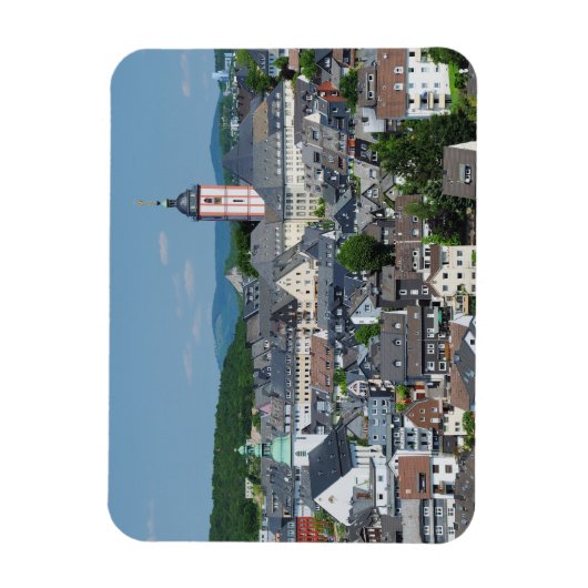 Magnet mit der Stadtansicht von Siegen Magneet (Verticaal)