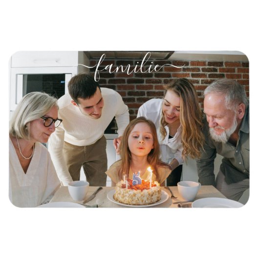 Magnet mit eigenen Fotos - Selbst Gestalten Magneet (Horizontaal)