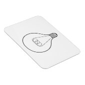 Magnet mit Glühbirne Magneet (Rechterzijde)