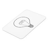 Magnet mit Glühbirne Magneet (Linkerzijde)