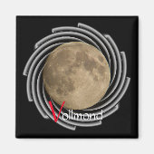 Magnet mit Vollmond (Voorkant)