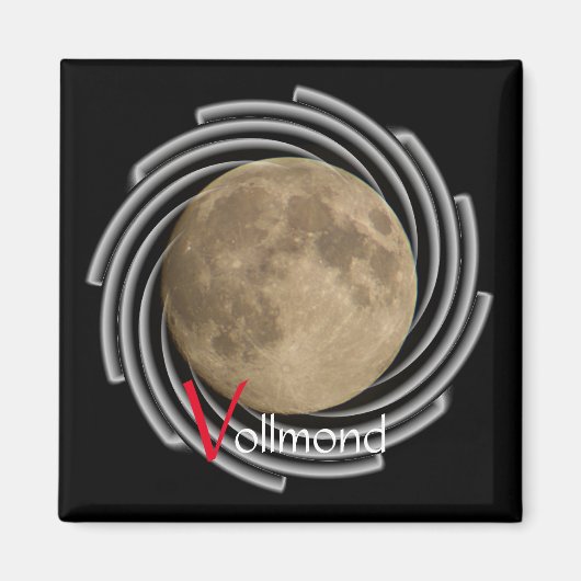 Magnet mit Vollmond (Voorkant)