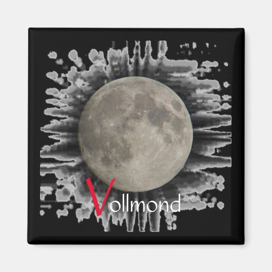 Magnet mit Vollmond (Voorkant)