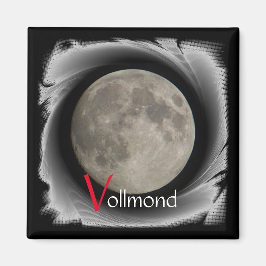Magnet mit Vollmond (Voorkant)