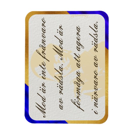 Magnet — Mod & rädsla Magneet (Verticaal)