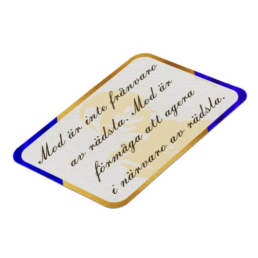 Magnet — Mod & rädsla Magneet (Linkerzijde)