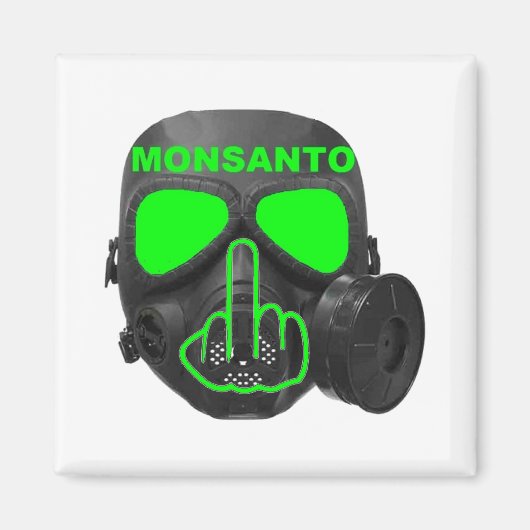 Magnet Monsanto Gas Mask Flip (Voorkant)