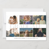 Magnet Multi-Photo Dan/Now Afstuderen Aankondiging (Voorkant)