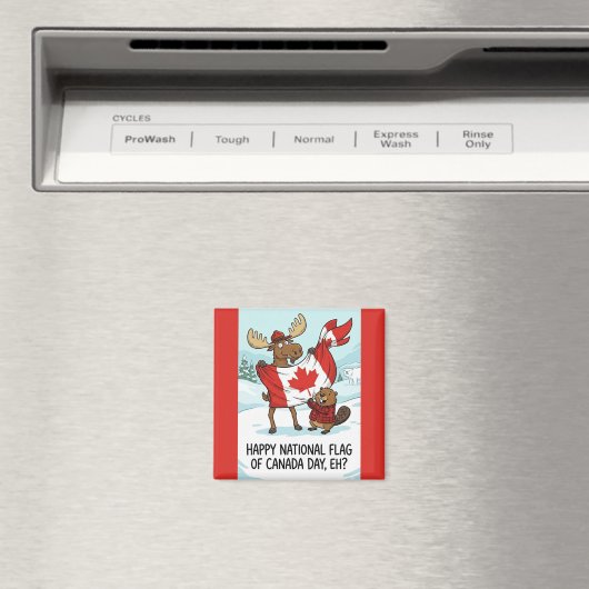 Magnet National Flag of Canada Day (Insitu (Vaatwasser))
