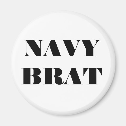 Magnet Navy Brat (Voorkant)