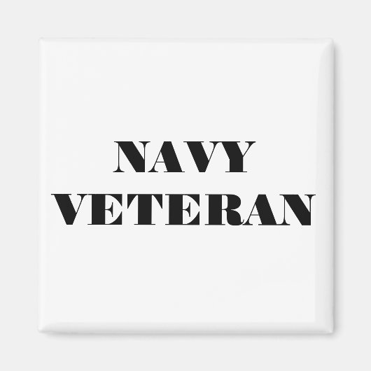 Magnet Navy Veteran (Voorkant)