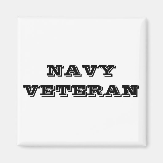 Magnet Navy Veteran (Voorkant)