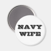 Magnet Navy Wife (Voorkant / Achterkant)