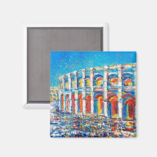 Magnet Nimes An Natalia Kuruch (Voorkant / Achterkant)