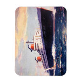 Magnet - Ocean Liners - SS Verenigde Staten Magneet (Verticaal)