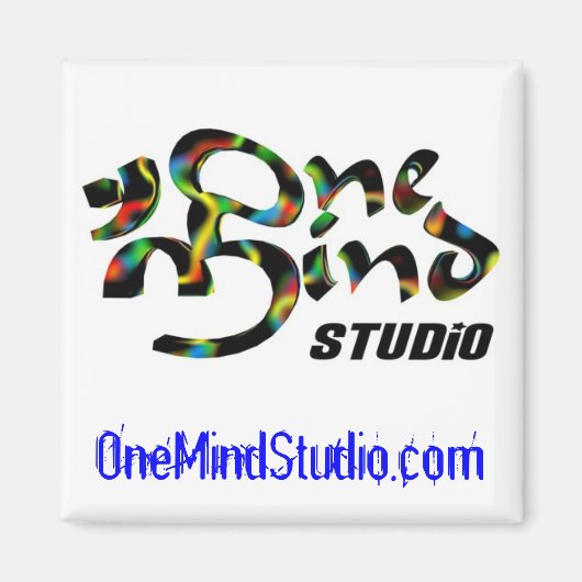 Magnet, One Mind Studio LOGO Magneet (Voorkant)
