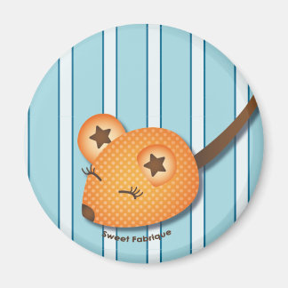 Magnet "Oranje Muis" - Kiwi Doll-collectie