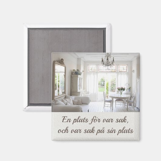 Magnet — Ordning & reda (Voorkant / Achterkant)